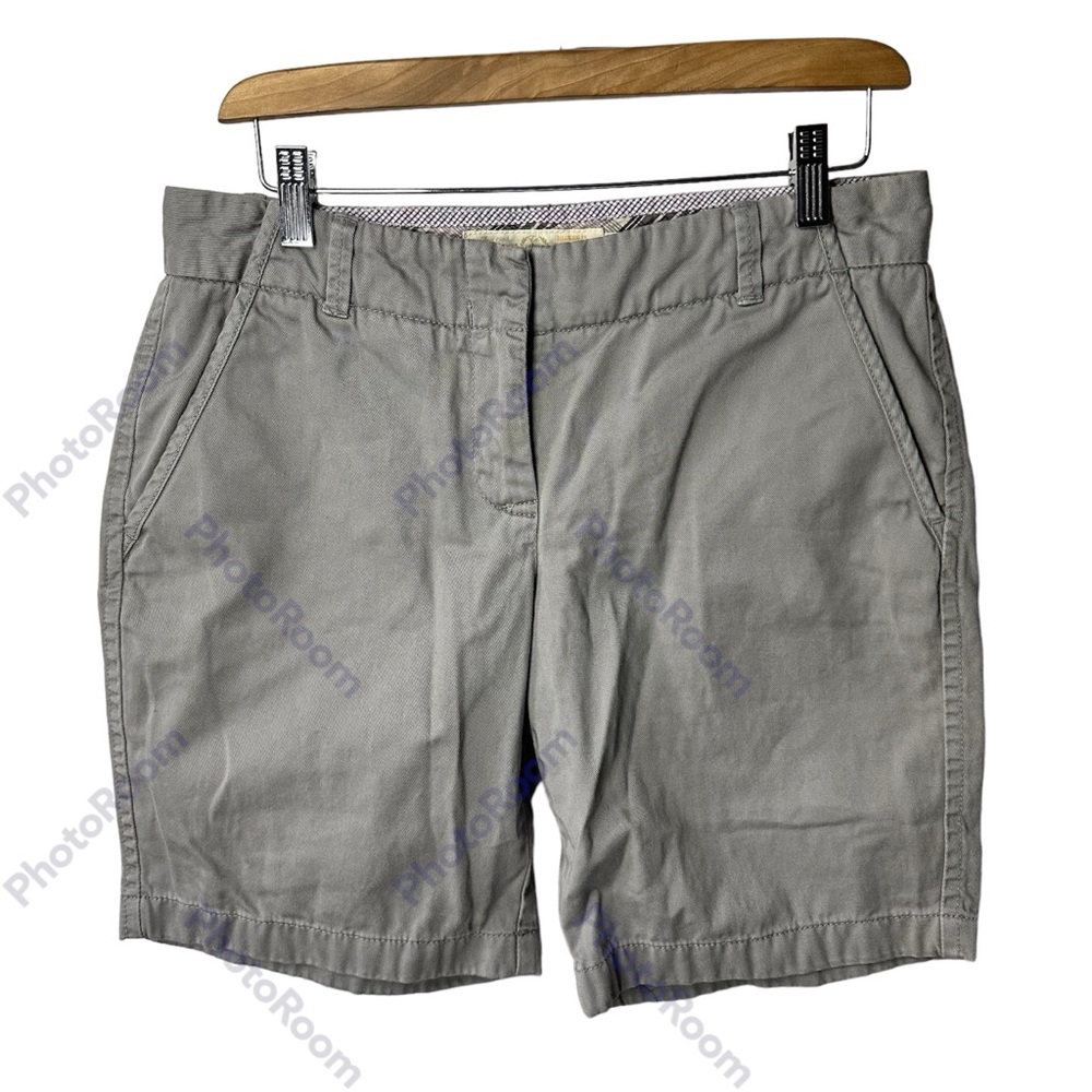 J.Crew Classic Twill Chino Shorts Gray Size 4